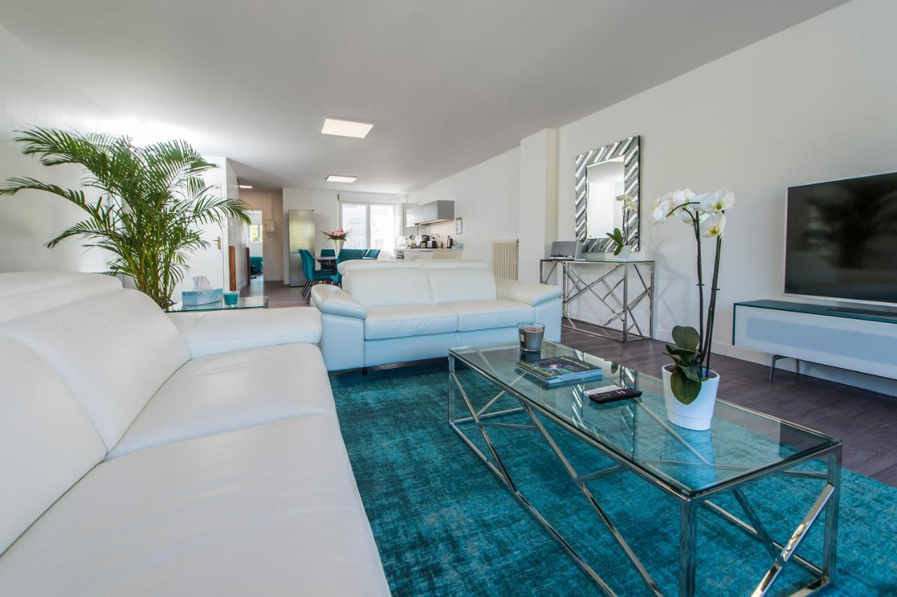 Suites Mana: Chic Downtown Rethel with Private Fitness Exterior photo